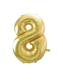 PALLONCINO MYLAR NUMERI CHAMPAGNE 40"