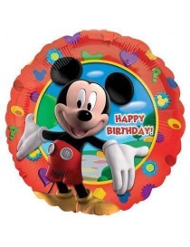 PALLONCINO MYLAR TOPOLINO HAPPY BIRTHDAY 18"