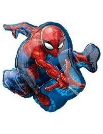 PALLONCINO SUPERSHAPE SPIDERMAN SAGOMA 43 X 73 CM