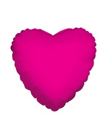 MYLAR CUORE FUCSIA 36"