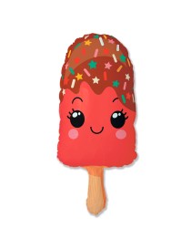 MYLAR ICE LOLLY ROSSA SUPERSHAPE 33"