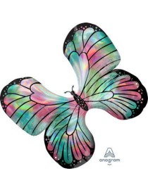 MYLAR SUPERSHAPE FARFALLA IRIDESCENTE 30"