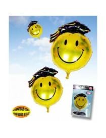 MYLAR SMILE CON TOCCO LAUREA 1 PZ 45 CM