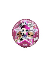 MYLAR LOL STAR TONDO 18" 1 PZ