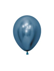 PALLONCINI FUN CROMO 5" BLU 120 100 PZ