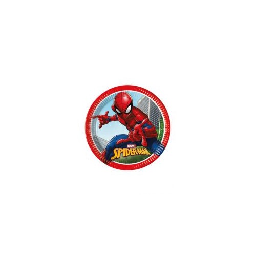 PIATTO DI CARTA SPIDERMAN cm.23 - pz.8