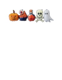 MYLAR FESTONE HALLOWEEN CON CANNUCCIA 101X31 CM