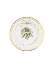 PIATTI MERRY GOLD CHRISTMAS 27 CM CF. 8 PZ