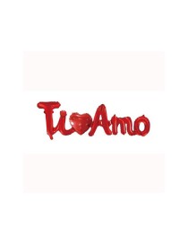 MYLAR SCRITTA TI AMO ROSSO 45"