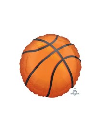 MYLAR PALLONE DA BASKET TONDO 18"