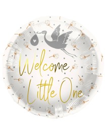 MYLAR TONDO 18" WELCOME LITTLE ONE