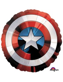 MYLAR SUPERSHAPE SCUDO CAPITAN AMERICA 71 CM