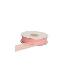 NASTRO SHINING ORGANZA 10 MM X 100 MT OLD PINK 20