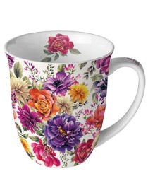 TAZZA 0.4 L BOUQUET COLORATO