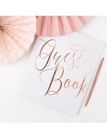 GUEST BOOK 20X24.5 CM BIANCO 22 PAGINE