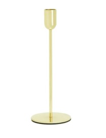 CANDELABRO IN FERRO ORO H. 22 CM