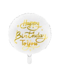 MYLAR HAPPY BIRTHDAY TO YOU 18" TONDO