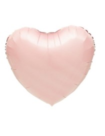 MYLAR CUORE 18" ROSA PASTELLO