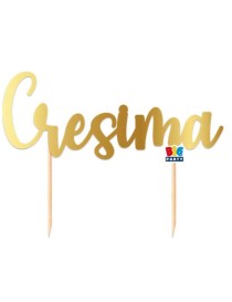 Cake topper Cresima in Carta