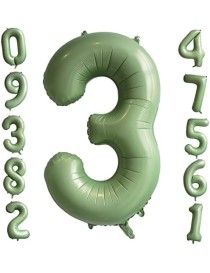 Palloncini Mylar Numeri 40" Verde Oliva