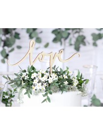 Cake Topper in Legno Love 16 cm