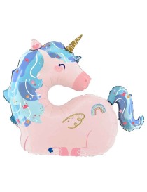 MYLAR UNICORNO SUPERSHAPE 41" MARITIME UNICORN