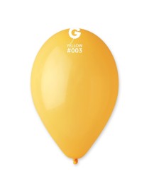 Palloncino in Gomma Gemar G110 12" Giallo 003 100 pz