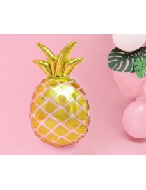 Palloncino foil Ananas, oro, 38x63cm