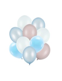 BLISTER PALLONCINI MIX BLU 10 PZ