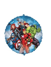 mylar avengers tondo 18" con pesetto