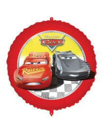 mylar cars tondo 18" con pesetto