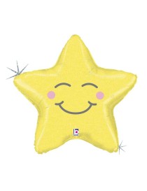 MYLAR SUPER SHAPE STELLINA " CHUBBY- STAR" 26"