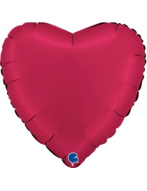 MYLAR CUORE 18" ROSSO CILIEGIA