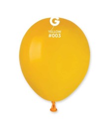 PALLONCINO 5" A50 GIALLO MAIS 003 100 PZ