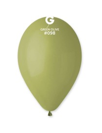 PALLONCINI 13" G120 VERDE OLIVA 098 50 PZ