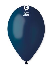 PALLONCINI BLU NAVY 102 G90 10"  100 pz