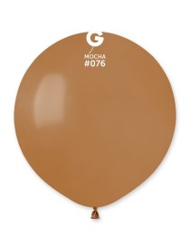 PALLONCINI MARRONA MOKA 076 G19 19"  25 pz