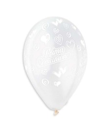 PALLONCINI STAMPATI PRIMA COMUNIONE 12" 100 PZ