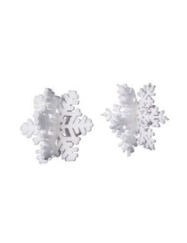 DECORAZIONE FIOCCO DI NEVE DIAM 25 CM