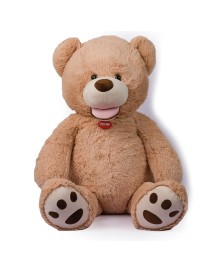 Maxi peluche Orso con decori sulle zampe.L. 150 CM