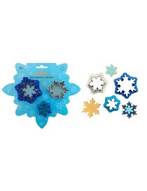 SET 3 TAGLIAPASTA FROZEN STAR IN PLASTICA