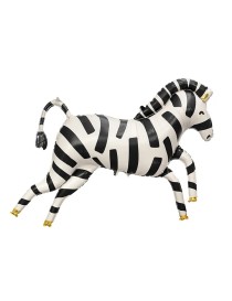 Palloncini foil Zebra, 115x85 cm, mix