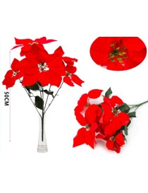 BOUQUET STELLE DI NATALE ROSSO