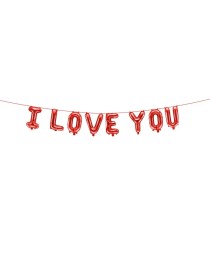 Palloncino foil I Love You, 260x40 cm, rosso