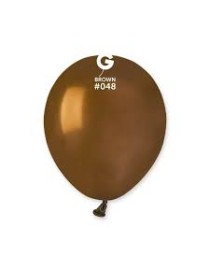 PALLONCINO IN LATTINCE A50 5" MARRONE 048 100 PZ