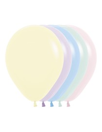 PALLONCINO PASTEL MATT 600 5" 50 PZ