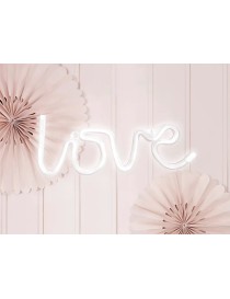 Neon LED - Amore, bianco, 34,5x13cm