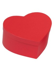 scatolina cuore rosso 9 cm x h. 6,5 cm