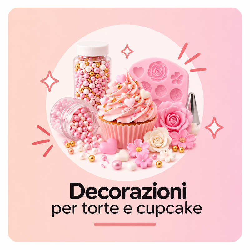 Decorazioni per torte e cupcake