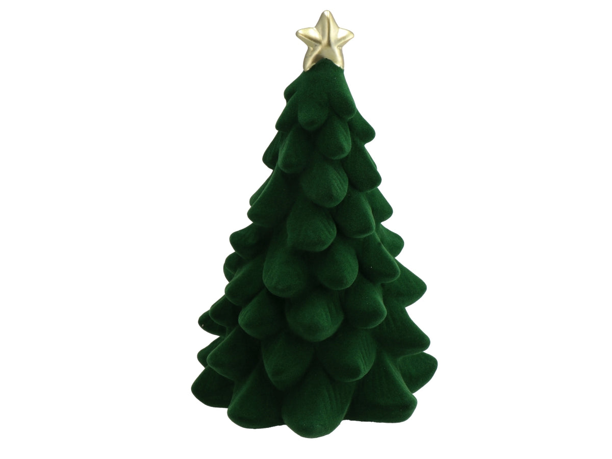 ALBERO DI NATALE IN PORCELLANA D. 17,5 X H. 27 CM